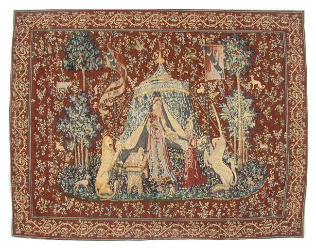 Large Unicorn of Desire Tapestry  