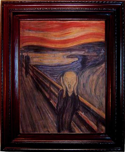 Munch   The Scream Framed Canvas  