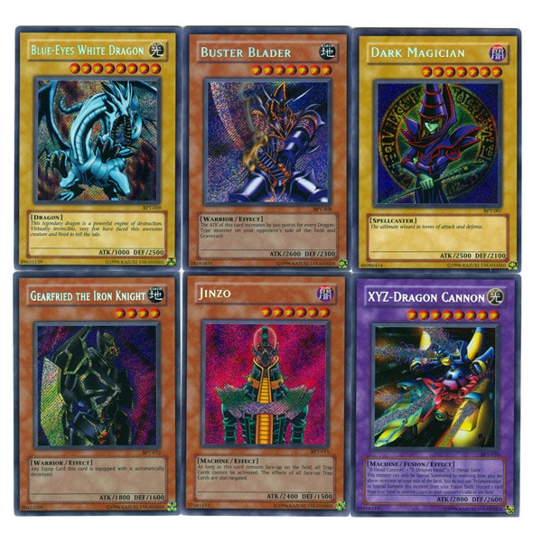 YuGiOh 2003 Tin Card Set (All 6 Tin Foil Cards) Free Shipping Today