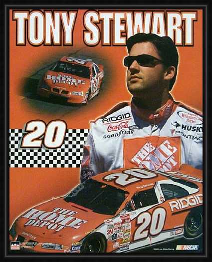 unknown artist Tony Stewart #20 Collage