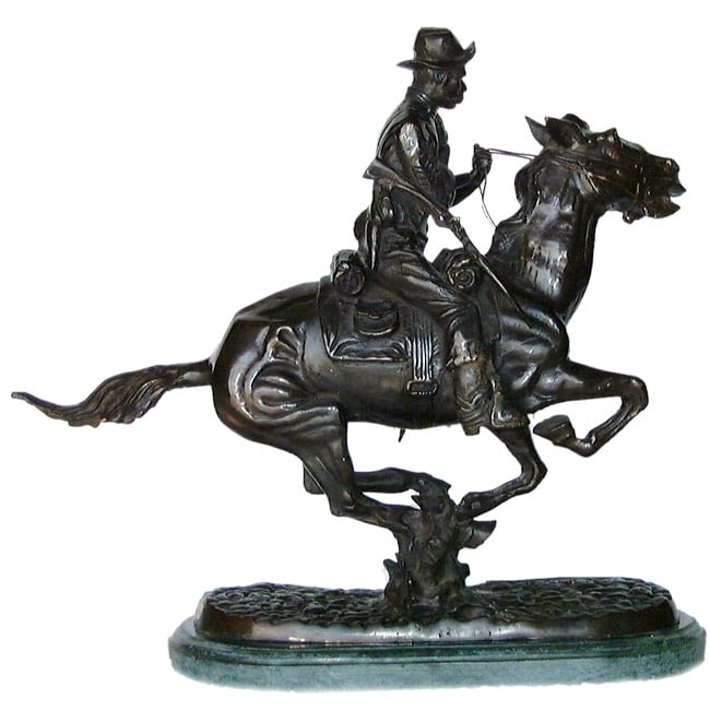 Trooper of the Plains Bronze Remington Statue  