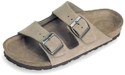 Betula Boogie Taupe Suede 2 strap Sandals  