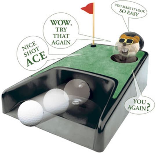 Talking Pop Up Putting Machine  