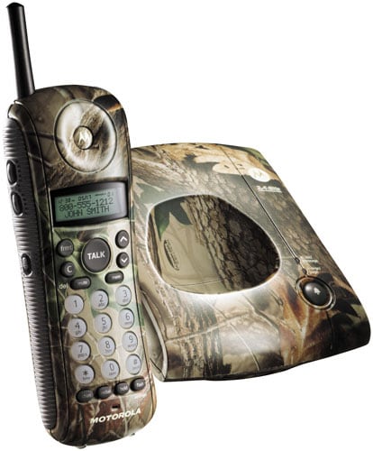 Motorola MA357 2.4GHz Camo Phone with Animal Ringers  