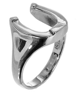 Sterling Silver Horseshoe Ring  