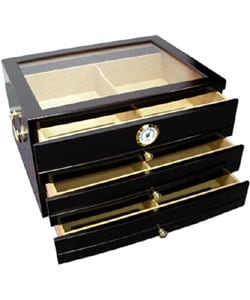 Palermo 150 Cigar Glass top Humidor