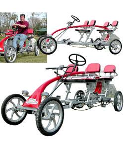 Seat Four Person Bike Cart Baby Seat Person Four Wheel Electric