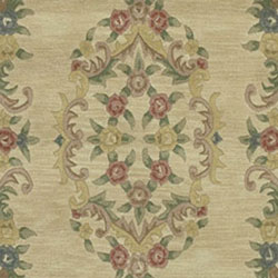 tufted 5x7 aubusson wool rug hand