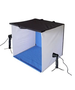 HiRO 24 inch Portable Photo Studio with Two 50W Lights  