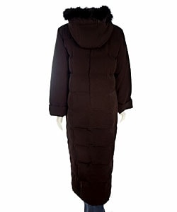 Full Length Down Coat With Hood - Coat Nj