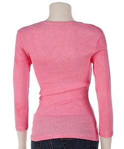 David Cline 3/4-Sleeve Solid Color Women's Shirt - Overstock Shopping ...