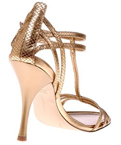 zara glitter heels