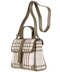 burberry pink plaid handbag