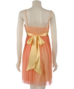 Jump Apparel Peach Flirty Dress  