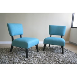 Tiffany Turquoise Accent Chair (Set of 2)  