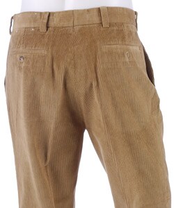 Rendezvous Men's Pleated Corduroy Pants - 10875771 - Overstock.com ...