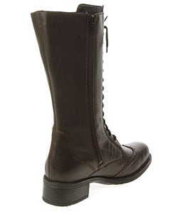 rieker lace front mid calf boots