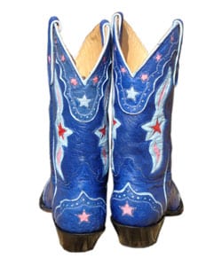 dark blue cowboy boots