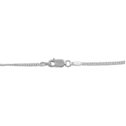 Sterling Silver Flat Rectangular Baby ID Bracelet  