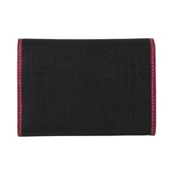 Gucci Small Black/ Pink PVC Tri fold Wallet