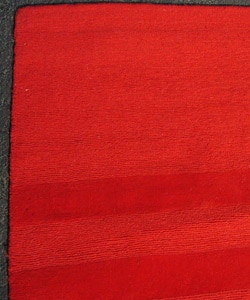 Indian Hand tufted Red Rug (5 x 7)