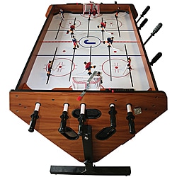 combination foosball air hockey table