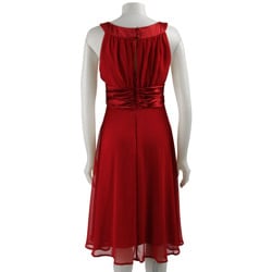 Connected Apparel Womens Cocktail Dress  