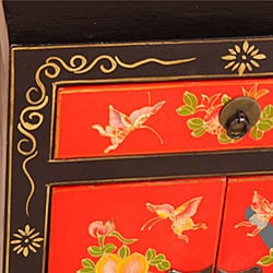 Hand painted Butterflies and Flowers End Table