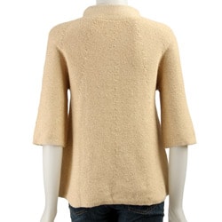 Spring & Mercer Womens 3/4 sleeve A line Sweater  
