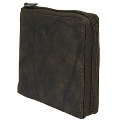 Boston Traveler Bi fold Zipper Wallet  