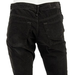 Earnest Sewn Men's Washed Black Corduroy Pants - 11579607 - Overstock ...
