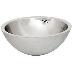 Geyser Stainless Steel Bathroom Vessel Sink - Overstock ...