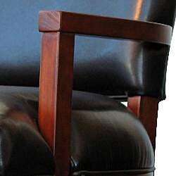 preview thumbnail 2 of 1, Mckenna Bi-cast Leather Accent Chair