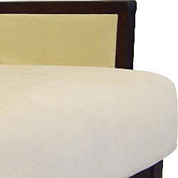 preview thumbnail 2 of 1, Caney Beige Microfiber Accent Chair