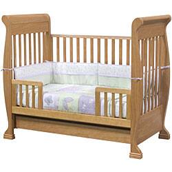 Shop Stasia 3 In 1 Oak Crib Overstock 4125988