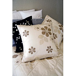 Jocelyn Hand applique Silk King Bedding (India)