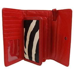 Je Veux Womens Zebra Print Wallet  