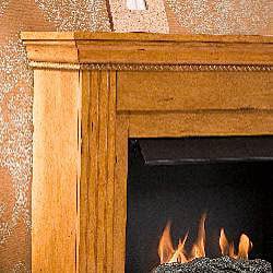 Tillman Plantation Oak Petite Gel Fireplace