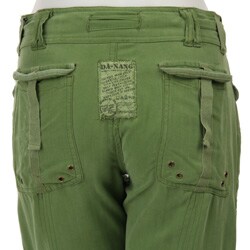 pants cargo nang da silk
