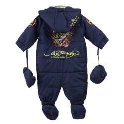 Ed Hardy Infant Boys Navy Snowsuit  