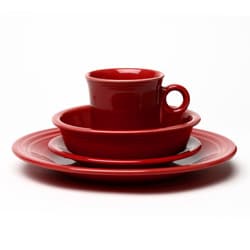 Fiesta Red 16 piece Dinnerware Set  