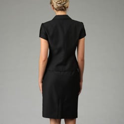 klein calvin suit skirt sleeve grey short today