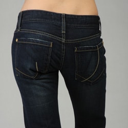 Proportion of Blu Womens Loose Vintage Distressed Jeans   