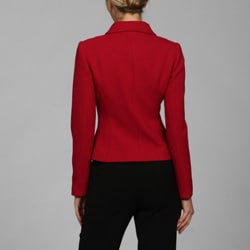 calvin klein red pantsuit