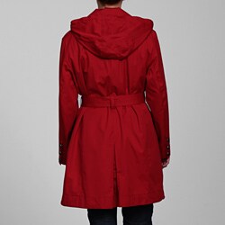 michael kors red trench coat