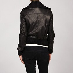 michael kors satin bomber jacket