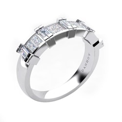 Danhov Platinum 1ct TDW Diamond Wedding Band (G, SI1)