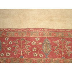 Indo Hand tufted Tibetan Beige Wool Rug (8'9 x 11'9) 7x9   10x14 Rugs