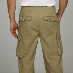 george pleated khaki pants