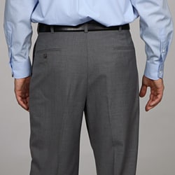 Austin Reed Men's Grey Pleated Dress Pants - Free Shipping On Orders ...